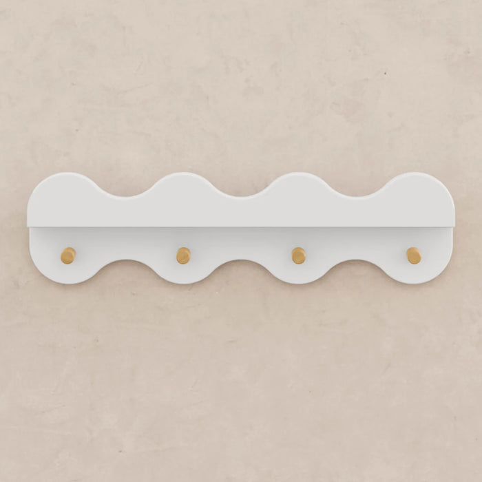 Babyletto Lido Wave Bookshelf with Hooks