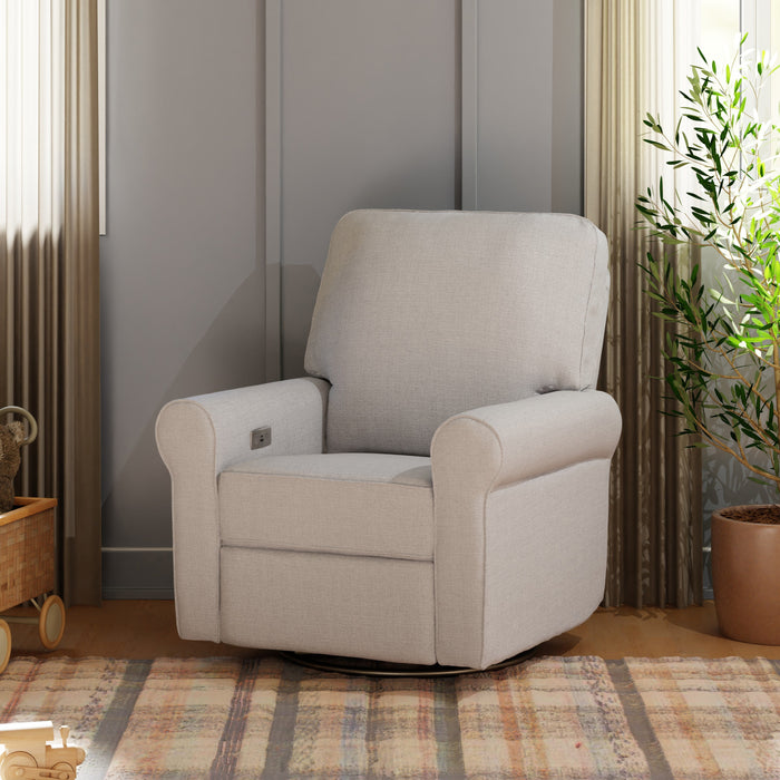 Black Friday Deal! Monogram Monroe Power Recliner and Swivel Glider