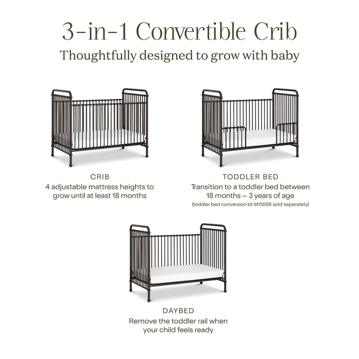 Black Friday Deal! Namesake Abigail 3-in-1 Convertible Crib