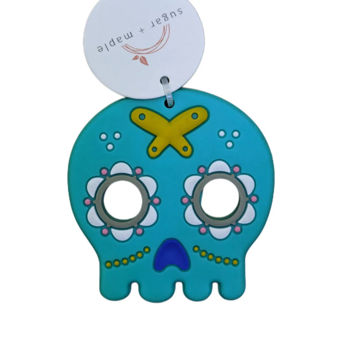 Sugar And Maple Sugar Skull Teether