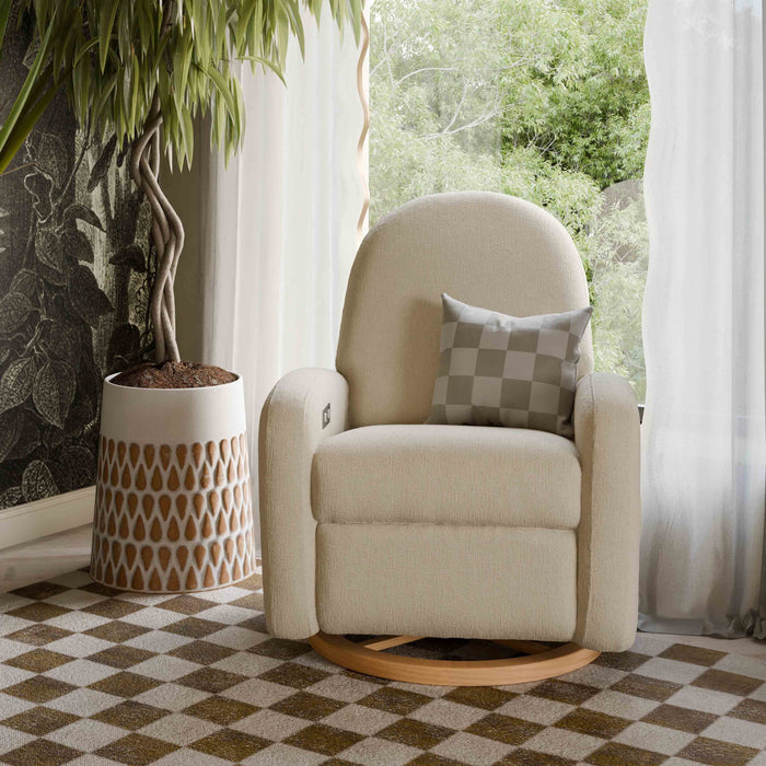 Black Friday Deal! Babyletto Nami Electronic Recliner and Swivel Glider Recliner with USB port