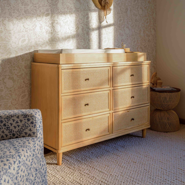 Black Friday Deal! Namesake Marin with Cane 6 Drawer Dresser