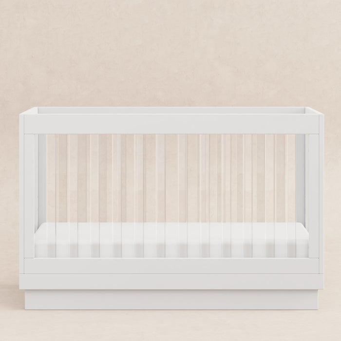 Black Friday Deal! Babyletto Harlow Acrylic 3-in-1 Convertible Crib with Toddler Bed Conversion Kit