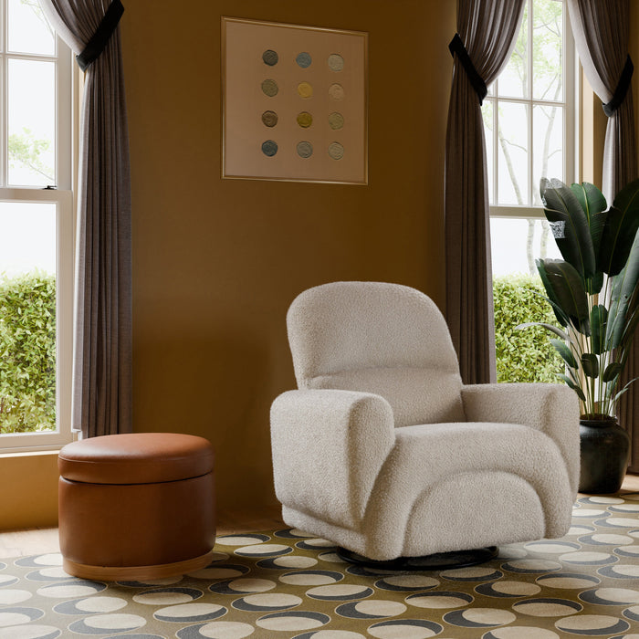 Black Friday Deal! Babyletto Naka Storage Ottoman in Vegan Leather