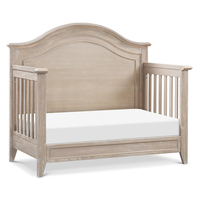 Black Friday Deal! Monogram Beckett Rustic 4-in-1 Convertible Curve Top Crib