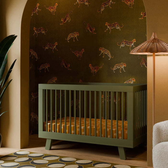 Black Friday Deal! Babyletto Hudson 3-in-1 Convertible Crib with Toddler Bed Conversion Kit