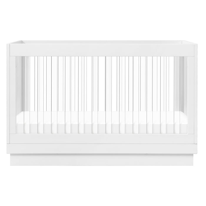 Black Friday Deal! Babyletto Harlow Acrylic 3-in-1 Convertible Crib with Toddler Bed Conversion Kit
