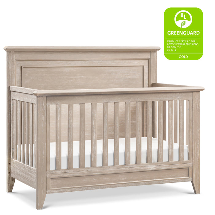 Black Friday Deal! Monogram Beckett Rustic 4-in-1  Convertible Flat Top Crib