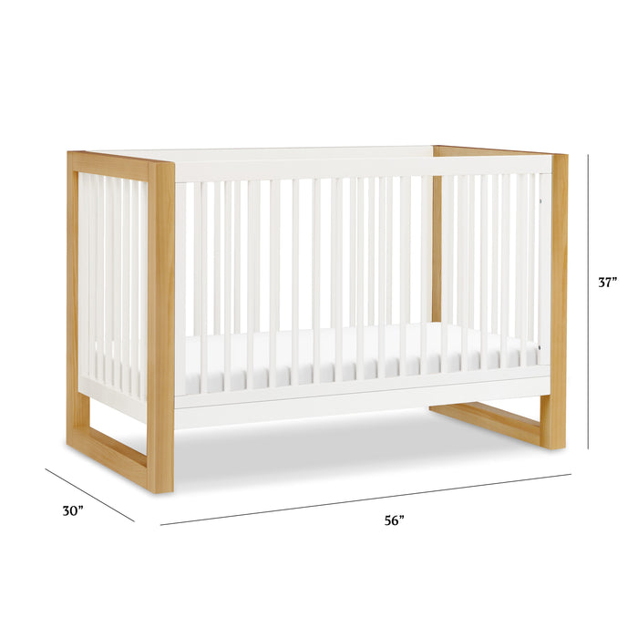 Black Friday Deal! Namesake Nantucket 3-in-1 Convertible Crib with Toddler Bed Conversion Kit