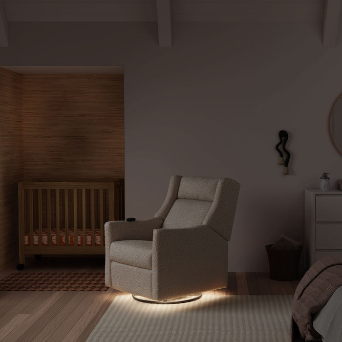 Black Friday Deal! Babyletto Kiwi Deluxe Power Recliner & Swivel Glider with Heat and Massage