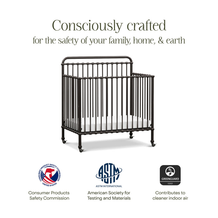 Black Friday Deal! Namesake Winston 4-in-1 Convertible Mini Crib