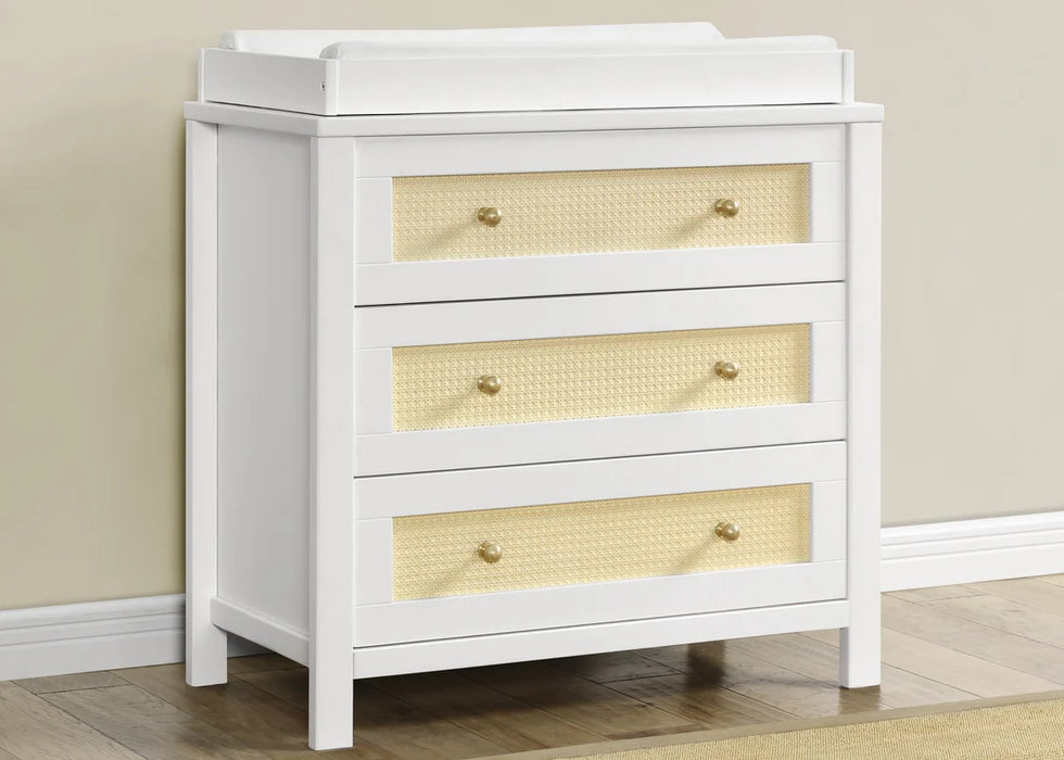 Simmons Kids Theo 3 Drawer Dresser with Changing Top