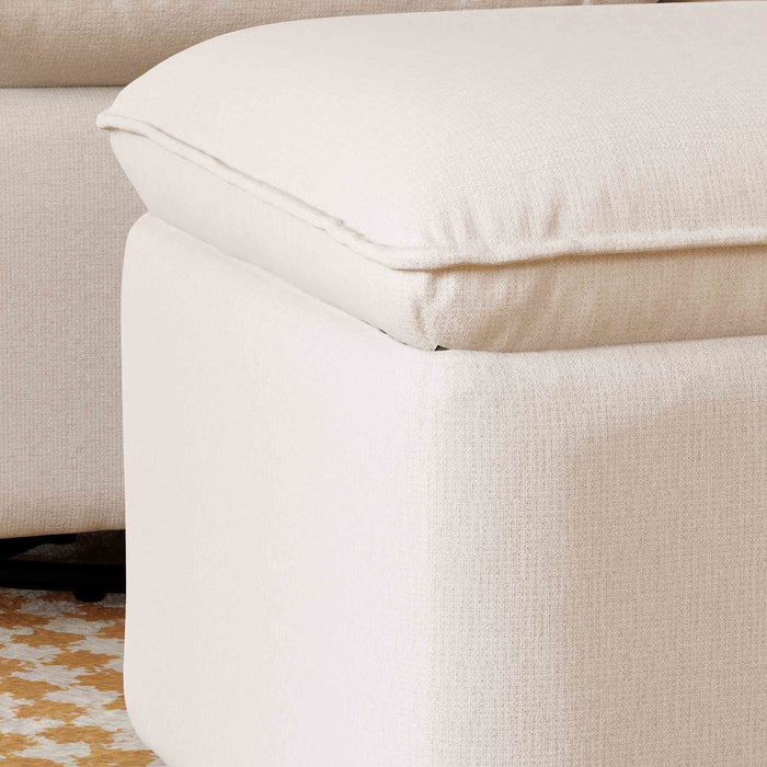 Black Friday Deal! Babyletto Cali Storage Ottoman in Eco-Performance Fabric | Water Repellent & Stain Resistant