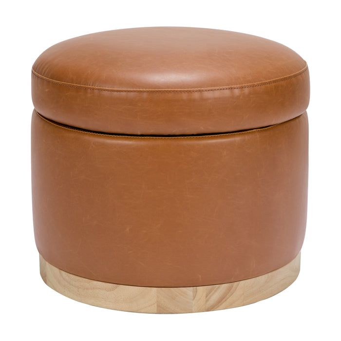 Black Friday Deal! Babyletto Naka Storage Ottoman in Vegan Leather