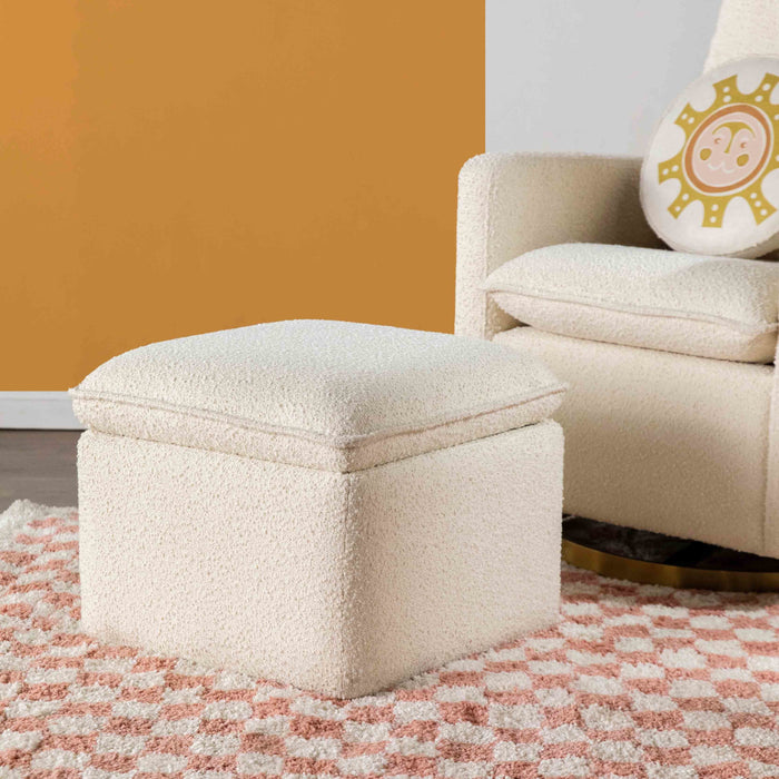 Black Friday Deal! Babyletto Cali Storage Ottoman in Boucle