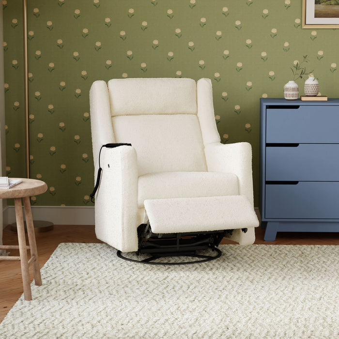 Black Friday Deal! Babyletto Kiwi Deluxe Power Recliner & Swivel Glider with Heat and Massage