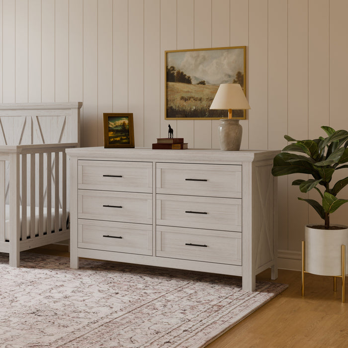 Black Friday Deal! Monogram Emory Farmhouse 6-Drawer Dresser