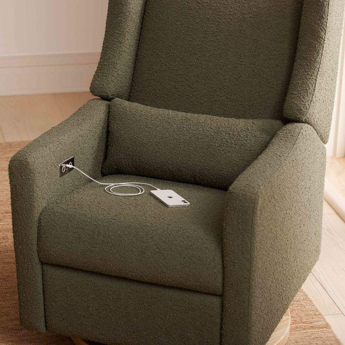 Black Friday Deal! Babyletto Kiwi Electronic Recliner and Swivel Glider with USB port