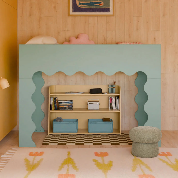 Babyletto Lido Wave Low Loft Twin Bed