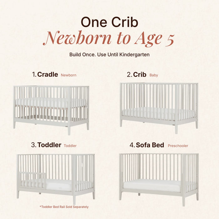 dadada LaLa 3-in-1 Convertible Crib