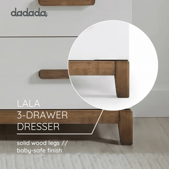 dadada LaLa Little 3-Drawer Dresser