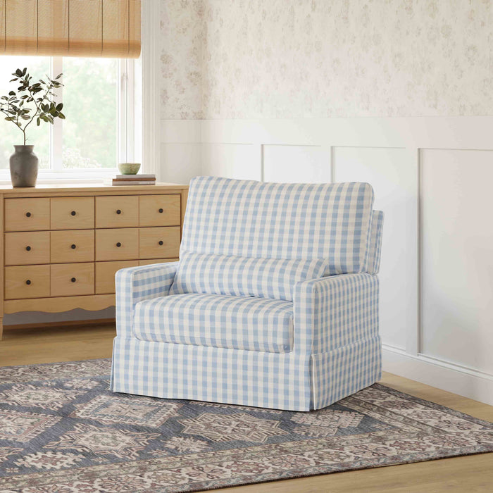 Black Friday Deal! Namesake Crawford Pillowback Chair and a Half Comfort Swivel Glider