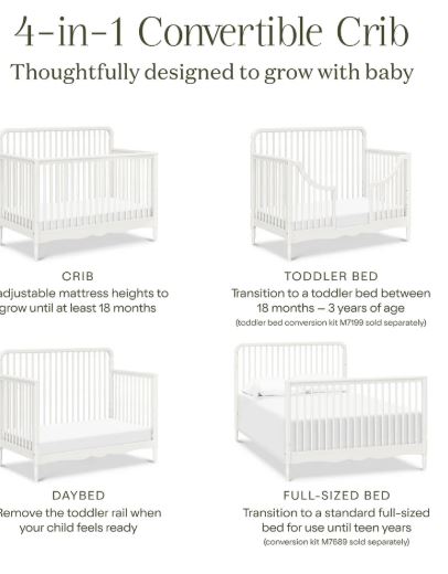 Namesake Liberty 4-in-1 Crib Toddler Conversion Rail