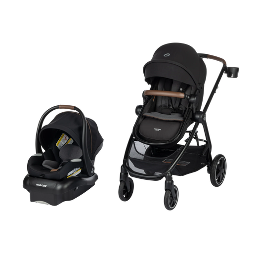 maxi cosi stroller set Maxi Cosi Zelia Luxe 5-in-1 Modular Travel System (New Hope Black)
