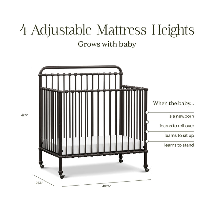 Black Friday Deal! Namesake Winston 4-in-1 Convertible Mini Crib