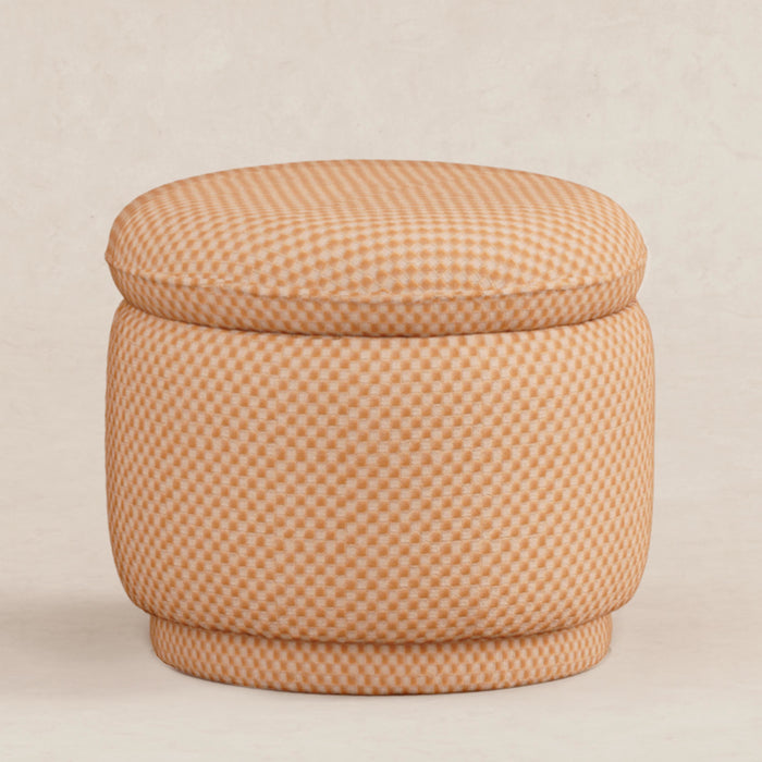 Black Friday Deal!Babyletto Enoki Storage Ottoman in Velvet Checker