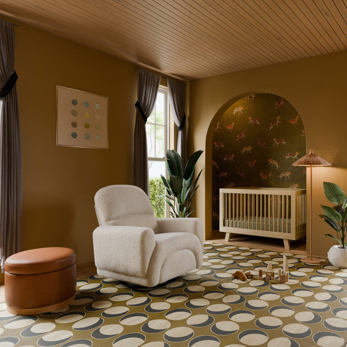 Black Friday Deal! Babyletto Naka Storage Ottoman in Vegan Leather