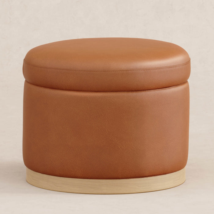 Black Friday Deal! Babyletto Naka Storage Ottoman in Vegan Leather