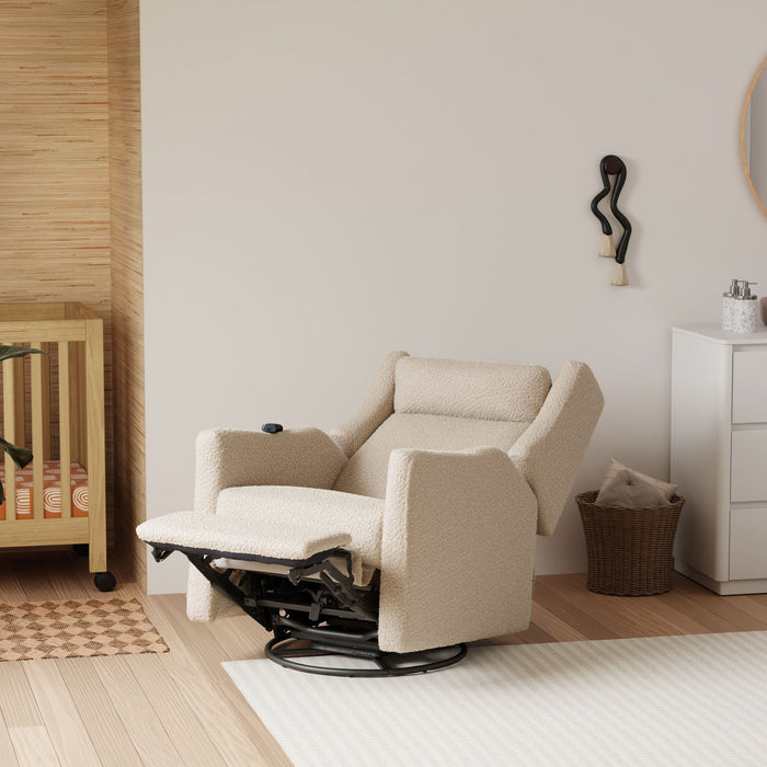 Black Friday Deal! Babyletto Kiwi Deluxe Power Recliner & Swivel Glider with Heat and Massage