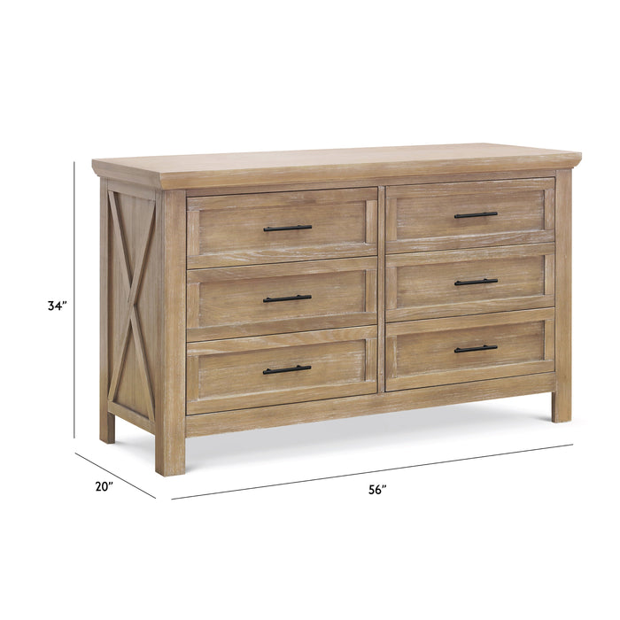 Black Friday Deal! Monogram Emory Farmhouse 6-Drawer Dresser