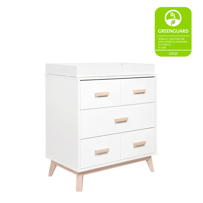 Black Friday Deal! Babyletto Scoot 3-Drawer Changer Dresser with Removable Changing Tray
