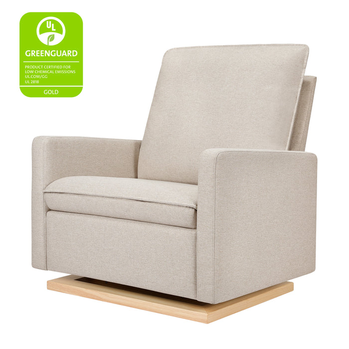 Black Friday Deal! Babyletto Cali Pillowback Chair and a Half Glider in Eco-Performance Fabric | Water Repellent & Stain Resistant