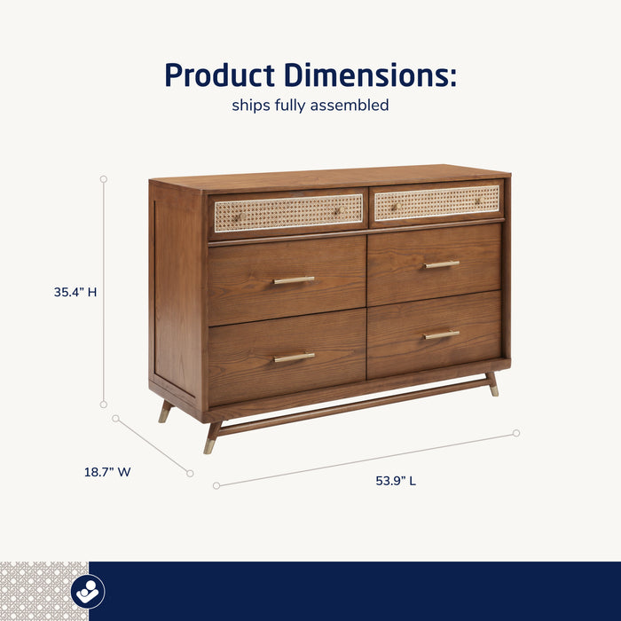 fully assembled dresser Maxi Cosi Everheart 6-Drawer Dresser