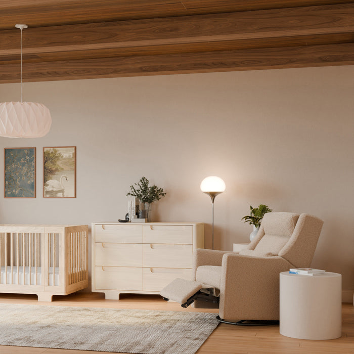 Black Friday Deal! Babyletto Kiwi Plus Power Recliner and Swivel Glider with Power Adjustable Headrest and USB Port