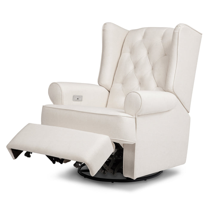 Black Friday Deal! Namesake Harbour Electronic Recliner and Swivel Glider in Eco-Performance Fabric with USB port | Water Repellent & Stain Resistant