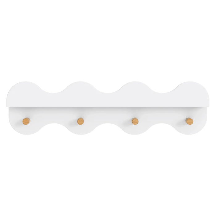 Babyletto Lido Wave Bookshelf with Hooks