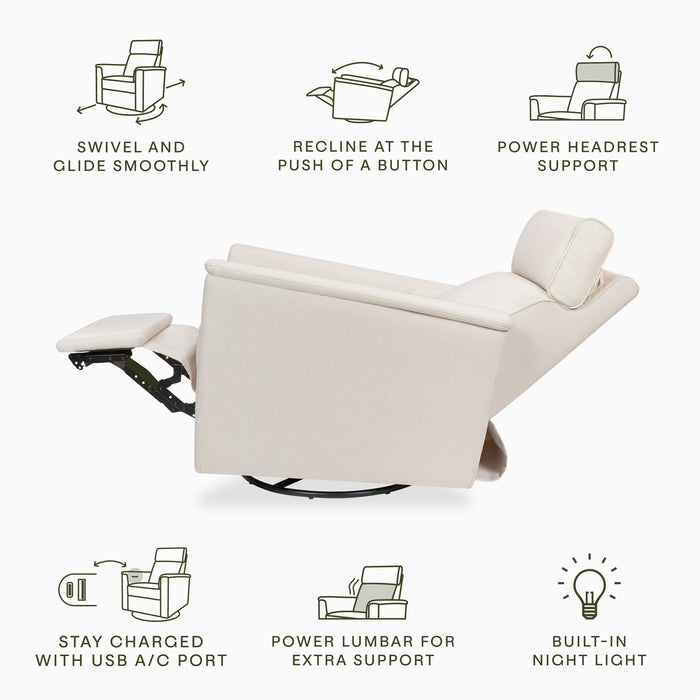 Black Friday Deal! Monogram Willa Pro Power Recliner & Swivel Glider