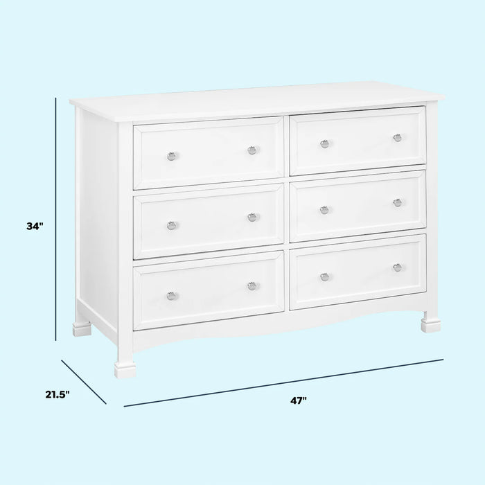 DaVinci Kalani 6-Drawer Double Wide Dresser
