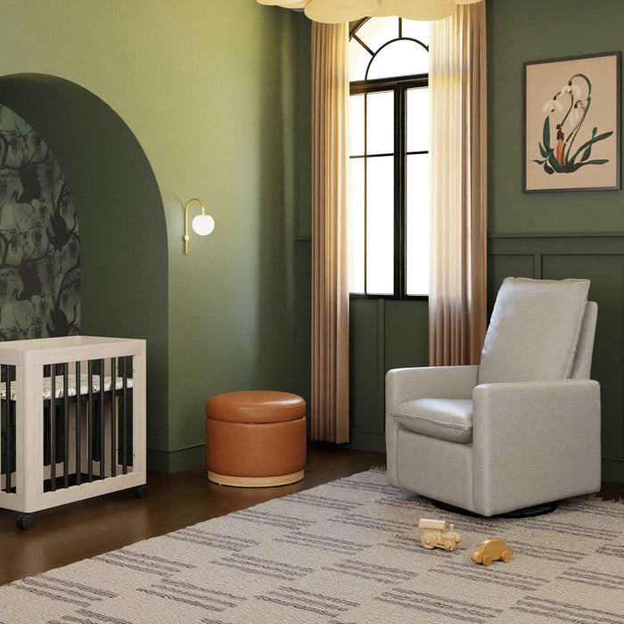 Black Friday Deal! Babyletto Cali Pillowback Swivel Glider