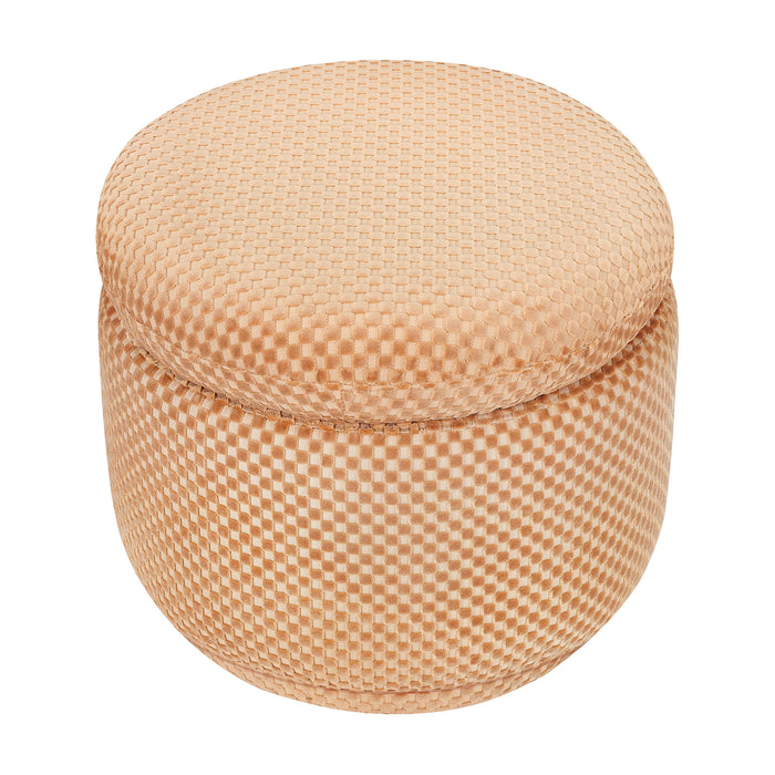 Black Friday Deal!Babyletto Enoki Storage Ottoman in Velvet Checker