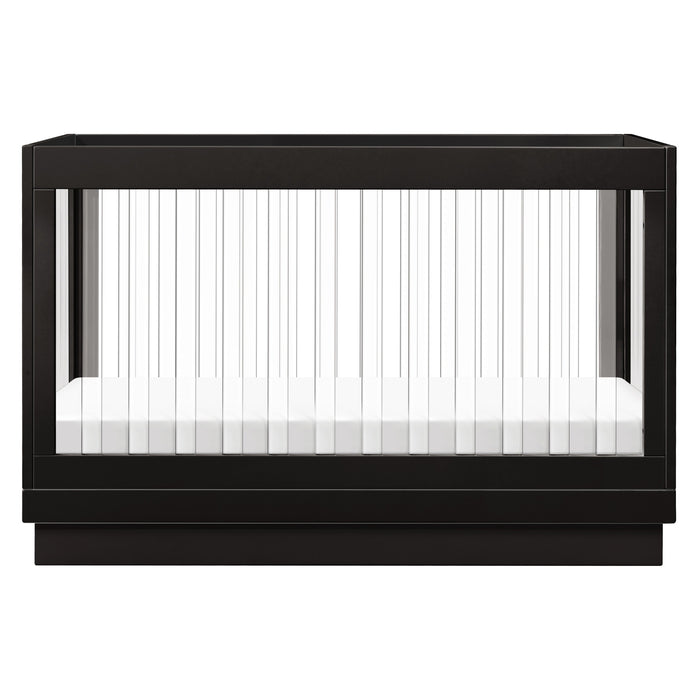 Black Friday Deal! Babyletto Harlow Acrylic 3-in-1 Convertible Crib with Toddler Bed Conversion Kit