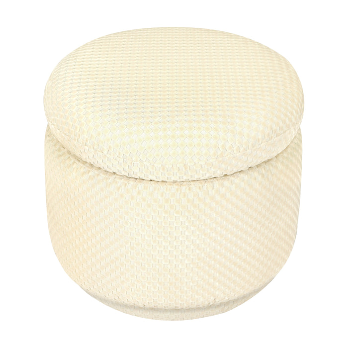 Black Friday Deal!Babyletto Enoki Storage Ottoman in Velvet Checker