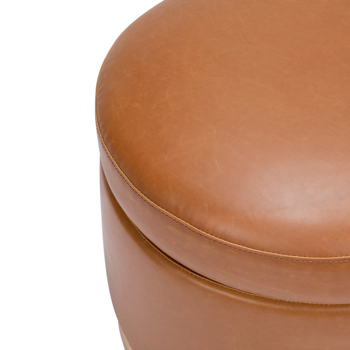 Black Friday Deal! Babyletto Naka Storage Ottoman in Vegan Leather