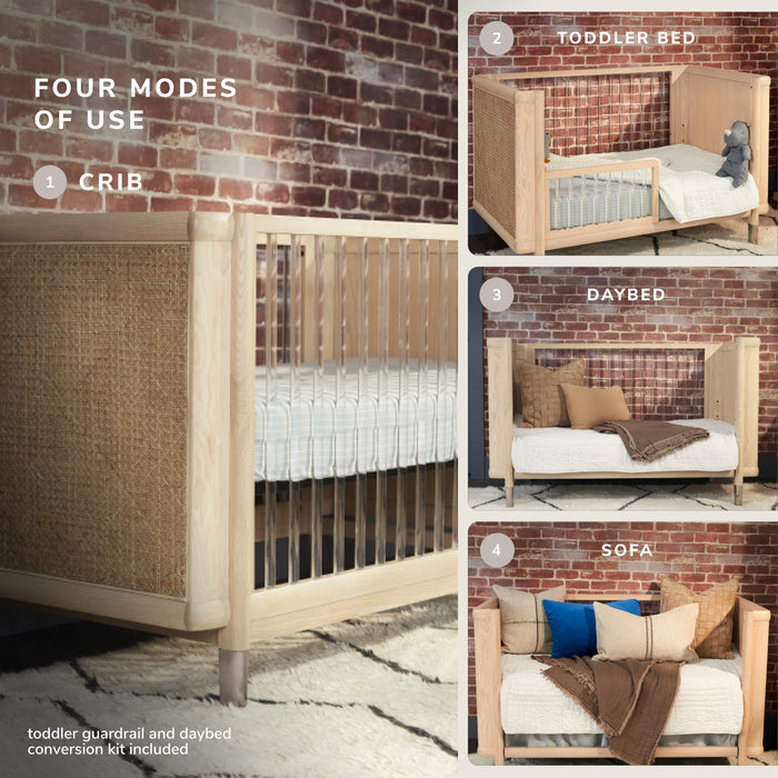 Maxi-Cosi Brisa 4-in-1 Convertible Crib with Toddler Bed/Daybed Conversion Kit