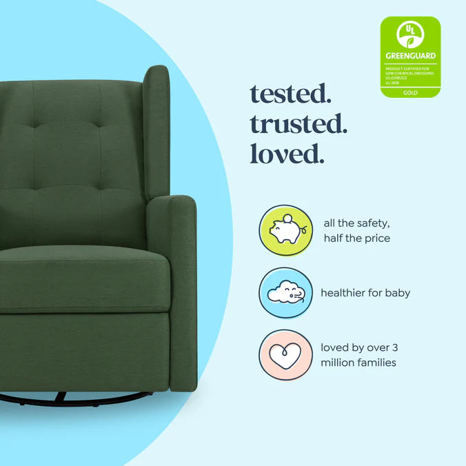 DaVinci Maddox Recliner & Swivel Glider