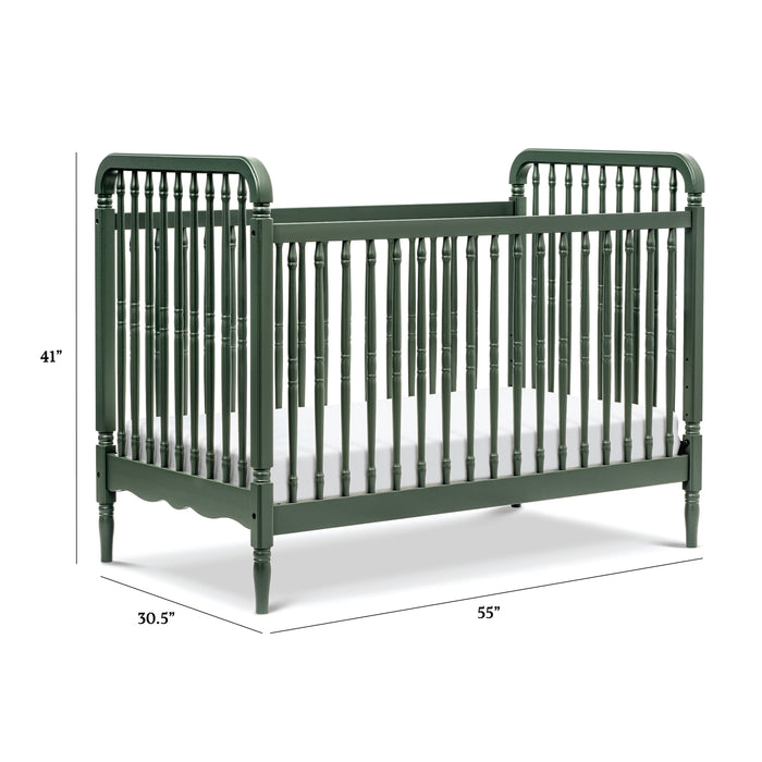 Black Friday Deal! Namesake Liberty 3-in-1 Convertible Spindle Crib with Toddler Bed Conversion Kit